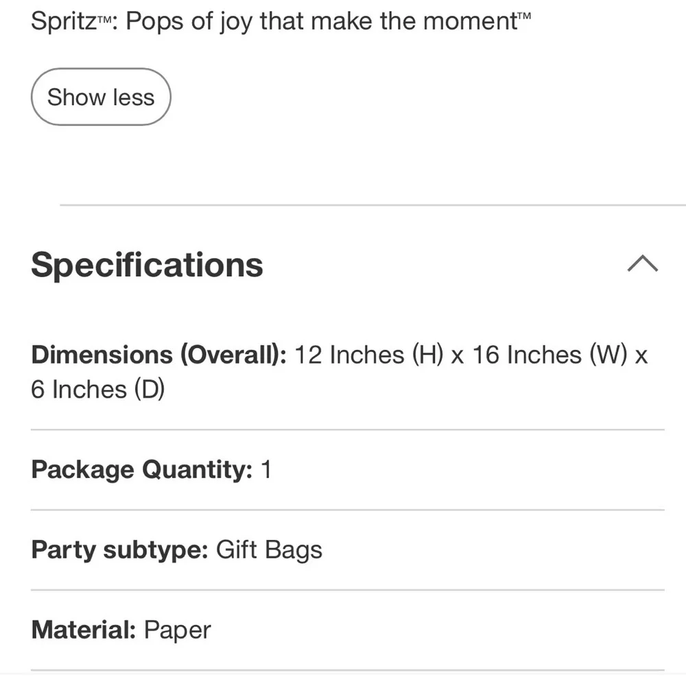 New Bundle of 12 Target Spritz Red Polka Dot Gift bags